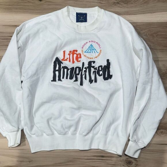 Vintage 90’s Rock and Roll Hall of Fame Crewneck Sweatshirt Men’s XL - Picture 1 of 3